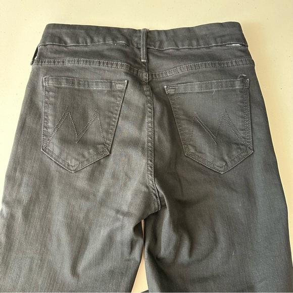 MOTHER Jeans Looker Ankle Fray Guilty As Sin & Blackbird Size 25 - Picture 7 of 14